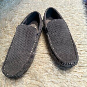 Steve Madden Men's Gray Loafer Driving Shoe